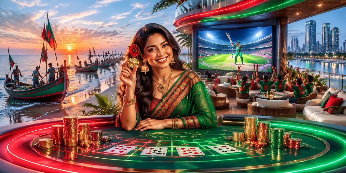 কক্সবাজার ক্রিকেট বেটিং দৃশ্য, লাল-সবুজ পরিবেশ